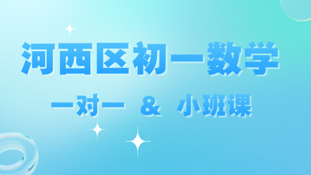 2025天津河西区初一数学一对一/4-8人小班_七年级补习机构推荐