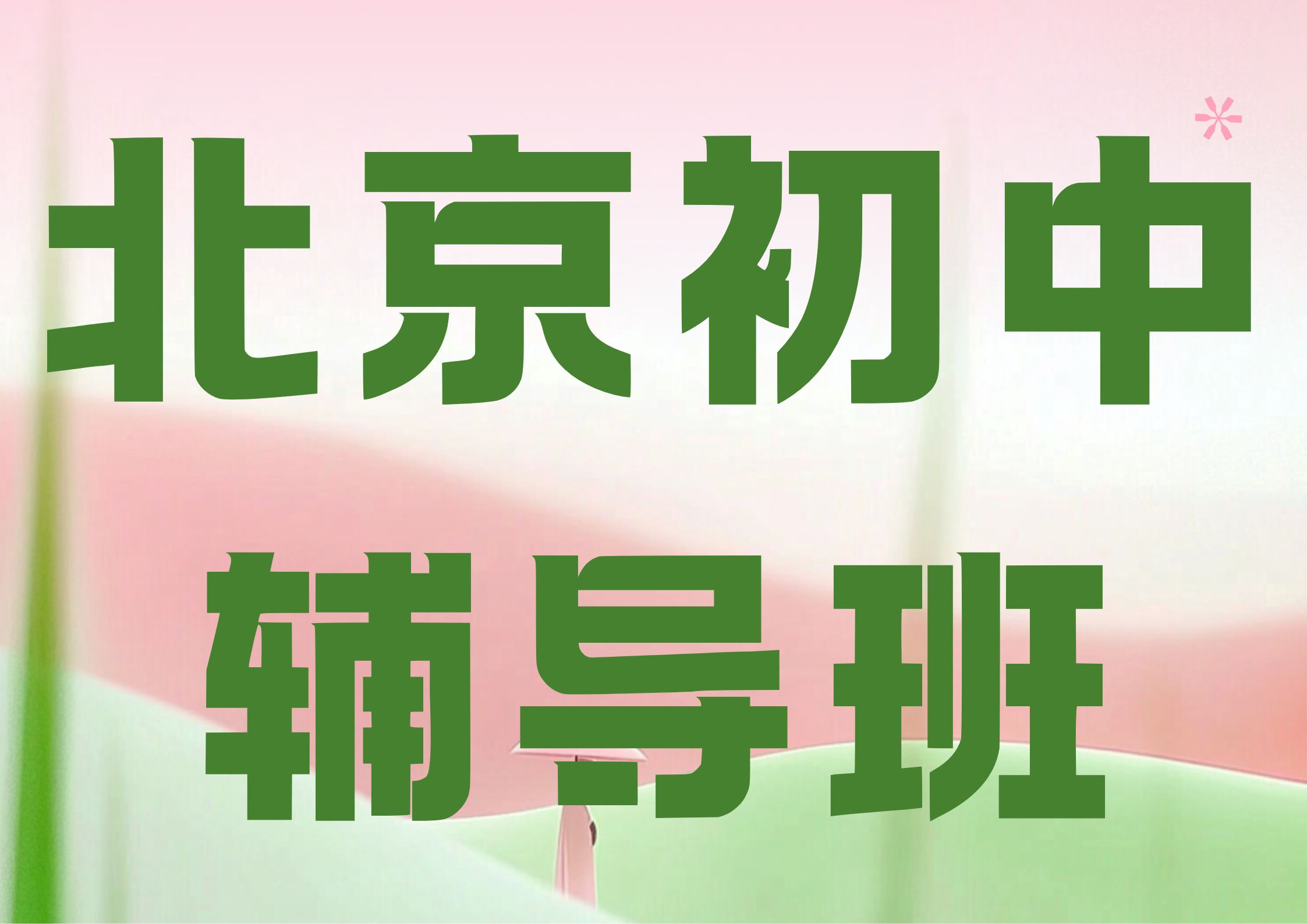 北京海淀区初中补习班推荐,北京初中辅导班联系方式(1)