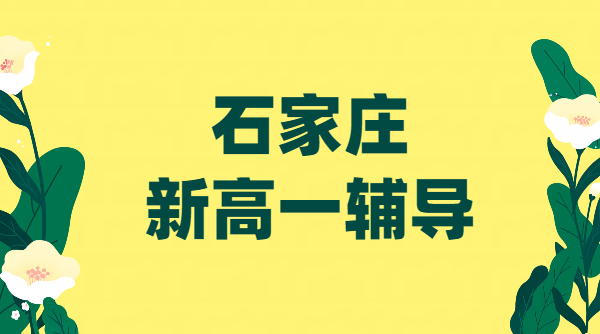 石家庄裕华长安新华桥西：初升高新高一先修预科辅导，暑假班8月二期开班