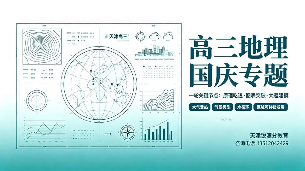 天津高三地理｜国庆精研原理，攻克图表大题，适配京津冀区域高频考点