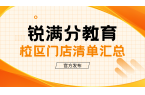2026天津红桥区锐满分教育全部门店汇总