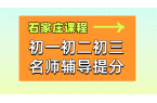 石家庄课程/初中全科/一对一补习补课/数