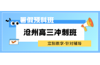 2026沧州高三冲刺班推荐,沧州锐满分教